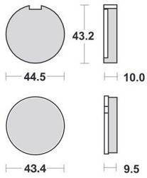 KLOCKI HAMULCOWE SBS 516 HF