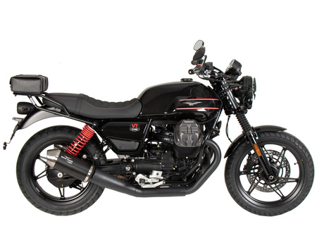 Tube rear rack - black for Moto Guzzi V7 Stone Special Edition (850ccm) (2022-2023)