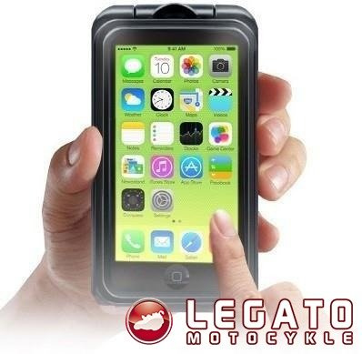Uchwyt z wodoszczelnym futerałem AQUA BOX™ Pro 20 i5 do iPhone 5, 5c & 5s bez etui montowany w trzon widelca w motocyklu