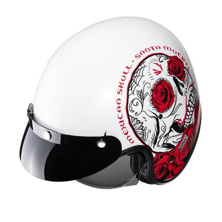 KASK HJC V31 DESTO WHITE/RED