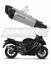 Dominator Tłumiki końcowe HP6 + db-killer Suzuki GSX 1300 Hayabusa 2021-2024