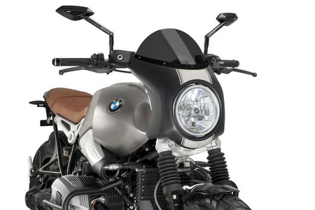 Owiewka PUIG Retrofairing do BMW R Nine T Scrambler 16-20 (czarna) Mocno przyciemniany (F) 9253F