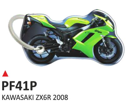 ONEDESIGN Dwustronny wypukły brelok na klucze Kawasaki ZX6R 2008