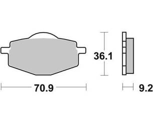 KLOCKI HAMULCOWE SBS 575 HF