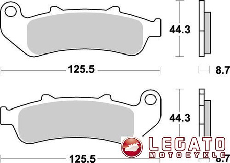 KLOCKI HAMULCOWE SBS 685 LS