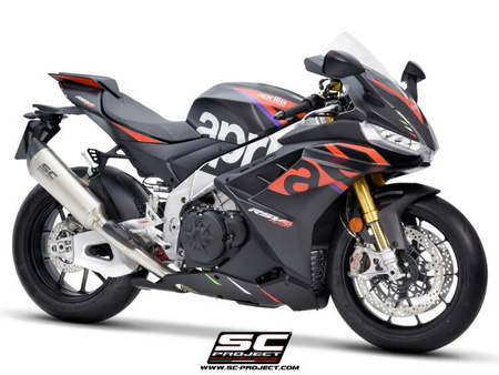 SC-Project tłumik końcowy  SC1-R (350mm)TITANIUM APRILIA RSV4 2021-2024