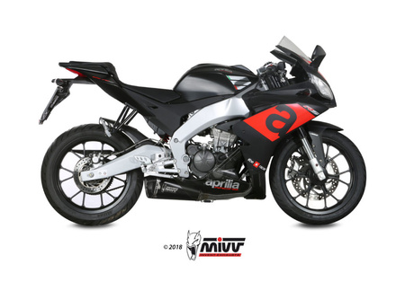 MIVV Tłumik Końcowy Delta Race Inox Nero Aprilia RS 125 2017-2020