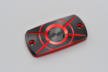 Prostokątna pokrywa zbiorniczka płynu hamulcowego  HONDA (A)  czerwony