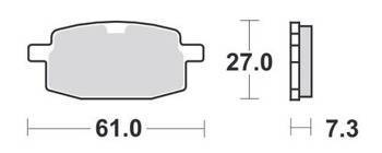 KLOCKI HAMULCOWE SBS 111 CT