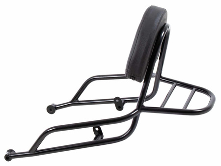 Sissybar with rearrack black for Moto Guzzi V7 Sport (2025-)