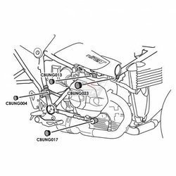 ZAŚLEPKI RAMY PUIG DO BMW R NINE T 2017-2020