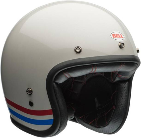 KASK BELL CUSTOM 500 STRIPES PEARL WHITE
