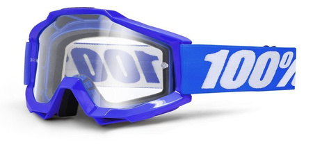 100 PROCENT (2020) GOGLE MODEL ACCURI OTG REFLEX BLUE KOLOR NIEBIESKI SZYBKA PRZEŹROCZYSTA - MOŻNA UŻYWAĆ Z OKULARAMI