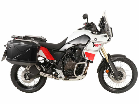 Sidecarrier Cutout black incl. Xplorer Cutout sideboxes for Yamaha Ténéré 700 / Rally (2019-2024)