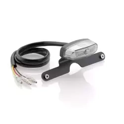 Rear light with license plate and brake light