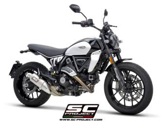 SC-Project tłumik końcowy Rally-S tytan Ducati Scrambler 800 (2023-2024)