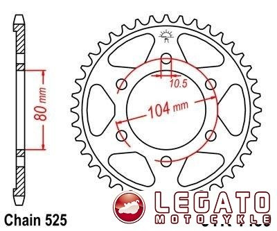 ZĘBATKA NAPĘDOWA JT TYŁ (525)
