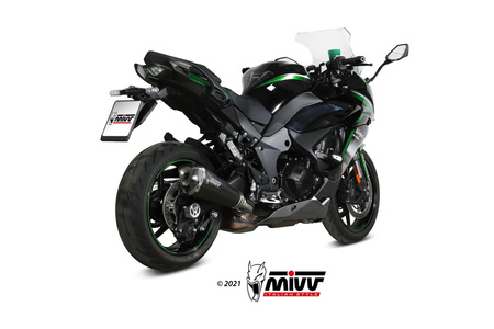 Mivv Tłumik końcowy DELTA RACE BLACK STAINLESS STEEL KAWASAKI NINJA 1000 SX / TOURER 2020-2024