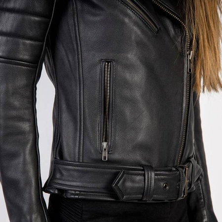 KURTKA SKÓRZANA OZONE RAMONES MODERN LADY MATT BLACK