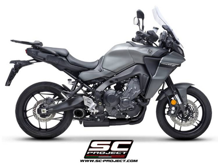 SC-Project układ wydechowy S1 Matt Black Yamaha TRACER 9 (2021 – 2024)