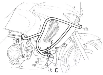Honda XL 1000 V Varadero (1999-2002) Gmol silnika