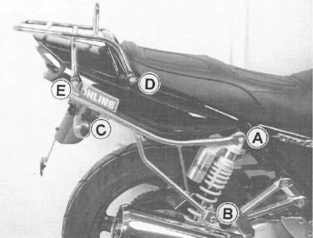 Yamaha XJR 1300 (2004-2006) topcase carrier