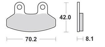 KLOCKI HAMULCOWE SBS 178 CT