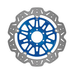 EBC Tarcza hamulcowa motocyklowa VR624BLU VEE, niebieska