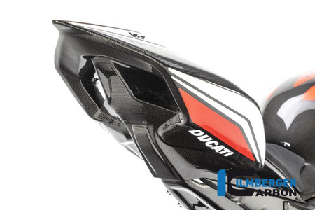 Nakładka siedzenia pojedynczego - połysk do DUCATI Panigale V4 Racing (2018-2019) ILMBERGER SIO.055.D4RAG.K