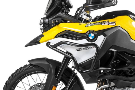 Gmole górne ze stali nierdzewnej, czarne, do BMW F850GS/ F750GS