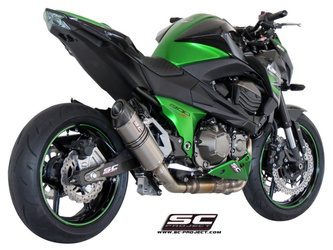 SC-Project tłumik końcowy Oval tytan Kawasaki Z800 (2012-2016)