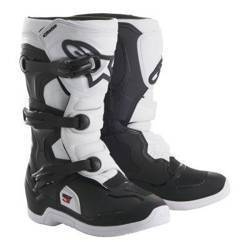 Buty cross/enduro TECH 3S YOUTH ALPINESTARS MX kolor biały/czarny