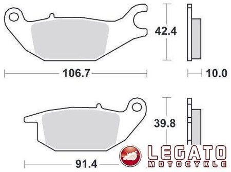 KLOCKI HAMULCOWE SBS 784 HF