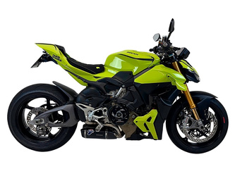 TERMIGNONI Tłumiki Końcowe Black Titanium Ducati Streetfighter V4 (s) 2025-2026