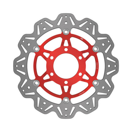 EBC Tarcza hamulcowa motocyklowa VR647RED VEE, czerwona