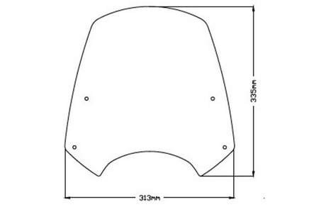 OWIEWKA PUIG DO INDIAN FTR1200 2019-2024 LEKKO PRZYCIEMNIANA