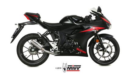 Mivv Układ wydechowy MK3 stal nierdzewna SUZUKI GSX-R 125 2017-2020