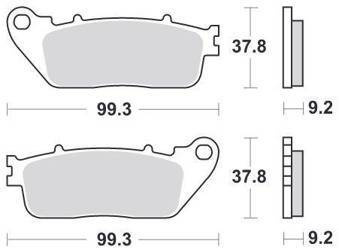 KLOCKI HAMULCOWE SBS 862 RQ