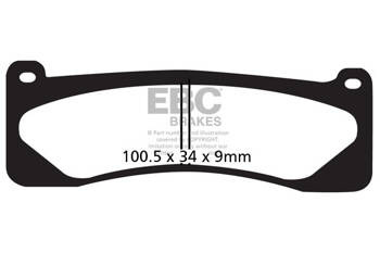 EBC Klocki hamulcowe EPFA263HH Extreme Pro (kpl. na 1 tarcze)