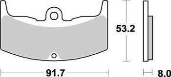 KLOCKI HAMULCOWE SBS 552 HF