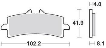 KLOCKI HAMULCOWE SBS 901 DC