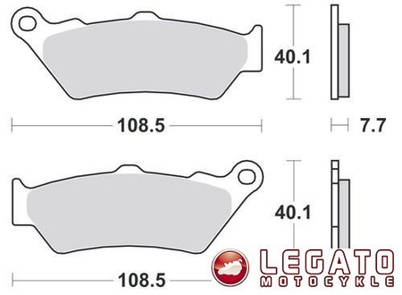 KLOCKI HAMULCOWE SBS 176 HF