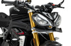Przednie spoilery dociskowe PUIG do Triumph Speed Triple 765 R / RS / 1200 RS Czarny mat (J) 21594J