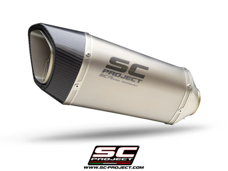SC-Project tłumik końcowy  końcowy  SC1-R (250mm)TITANIUM APRILIA RSV4 2021-2023