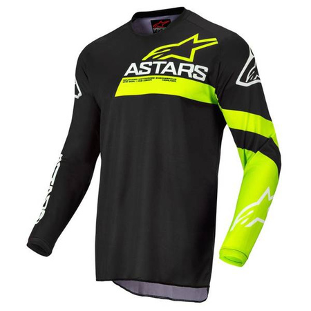 BLUZA ALPINESTARS FLUID CHASER BLACK/FLUO YELLOW