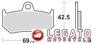 KLOCKI HAMULCOWE SBS 763 HF