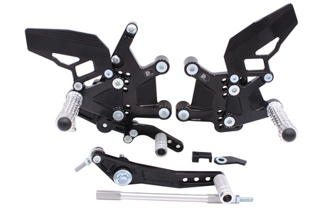 Sety sportowe podnóżków PP Tuning Triumph Daytona 660 2024-2025 Reverse Shifting