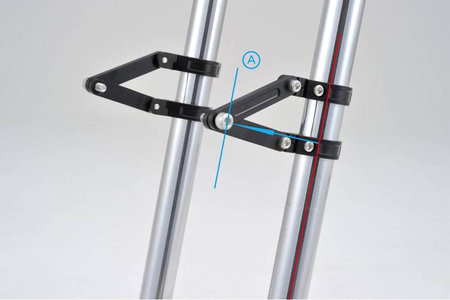 Zestaw wsporników lampy Ø35mm  regulowane 