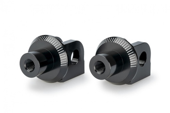 Mocowanie sportowych podnóżków PUIG 21887 (przód) Czarny (N) 21887N