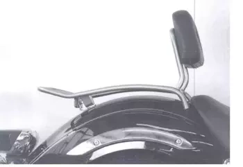 Yamaha XVS 125/250 Drag Star (2000-) solorack with backrest